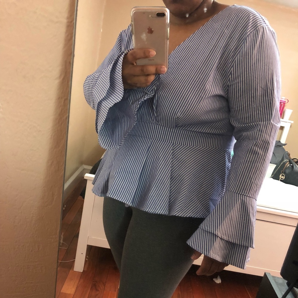 Strip fashion top